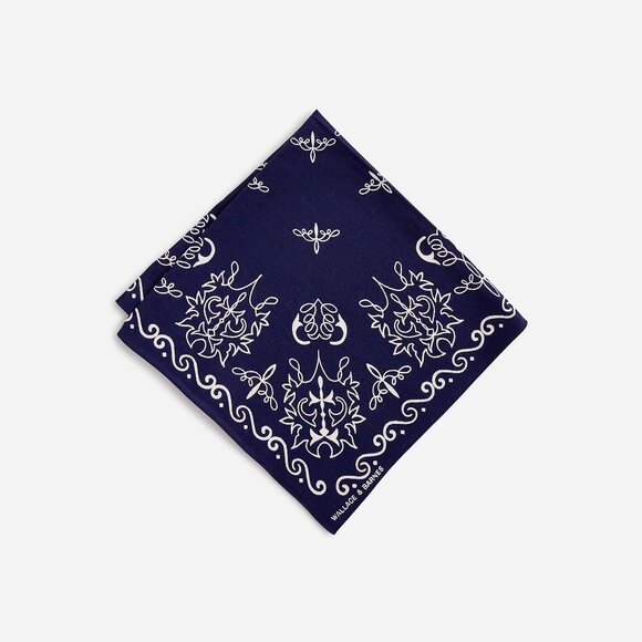 Wallace & Barnes Bandana NEW with tags in Navy - Picture 1 of 1